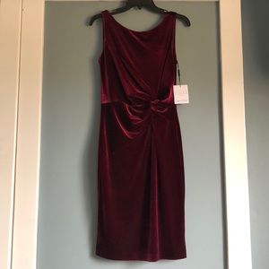 Calvin Klein Velvet Dress Sz 4 NWT
